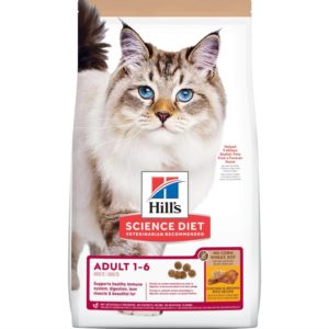 Hill's Science Diet Adult No Corn, Wheat or Soy Dry Cat Food, Chicken Recipe, 15 lb Bag