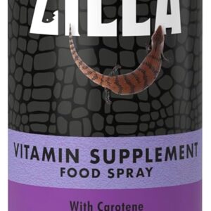 Zilla Vitamin Supplement Food Spray, with Carotene, Spray-on Multivitamin Supplement for Reptiles
