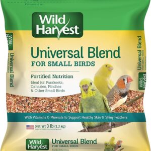 Wild Harvest Universal Blend For Small Birds 3 Pounds, Foritified Nutrition
