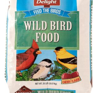 Wagner's 53003 Farmer's Delight Wild Bird Food with Cherry Flavor, 20-Pound Bag